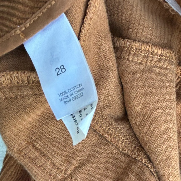 Kendall & Kylie Caramel Brown Corduroy Mini Skirt with Button Down Front - Picture 5 of 5